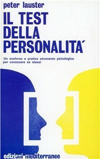 Il test della personalità - Peter Lauster - copertina