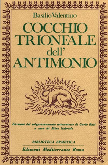 Cocchio trionfale dell'antimonio - Basilio Valentino - copertina