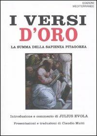 I versi d'oro. La summa della sapienza pitagorea. Testo greco a fronte - copertina