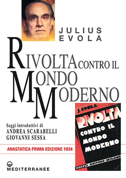 Rivolta contro il mondo moderno (rist. anast. 1934) - Julius Evola - copertina