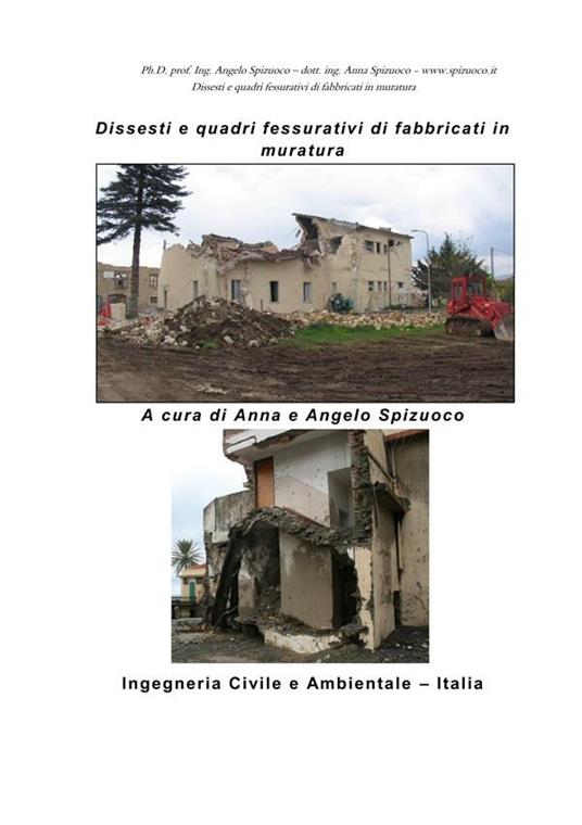 Dissesti e quadri fessurativi di fabbricati in muratura - Angelo Spizuoco,Anna Spizuoco - ebook