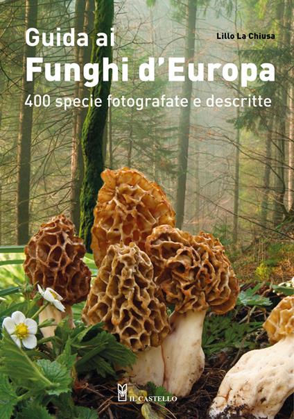 Guida ai funghi d'Europa. 400 specie fotografate e descritte. Ediz. illustrata - Lillo La Chiusa - copertina