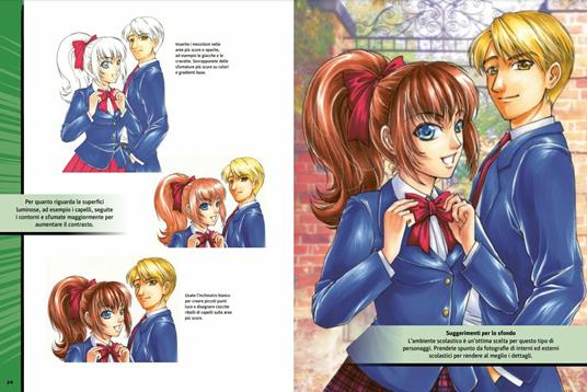 Disegnare manga eroine & eroi. Una guida interattiva per imparare a disegnare, passo passo, i personaggi e le scene manga. Ediz. a colori - Sonia Leong - 3