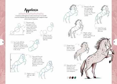 Cavalli e pony. Disegnare è facile. Ediz. a colori - Justine Lecouffe - 4