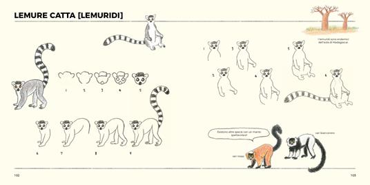 Disegnare animali con le matite colorate. Per principianti - Ai Akikusa - 8