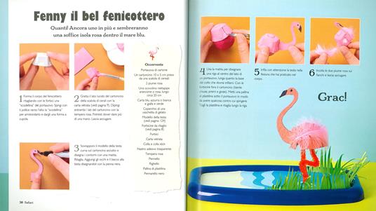 Crea il tuo zoo di carta. 35 progetti per bambini creati con il cartone da imballaggio. Ediz. a colori - Tracey Radford - 5