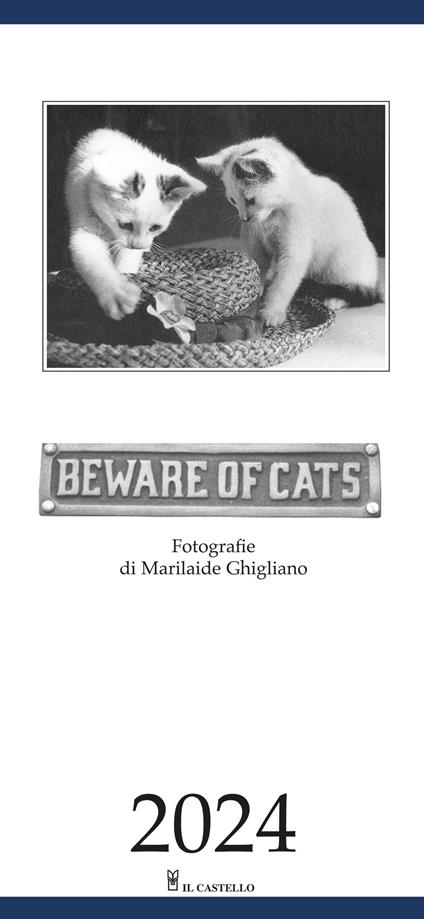 Beware of cats. Calendario 2024 - copertina