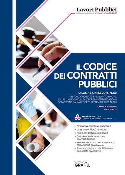 Il codice dei contratti pubblici - copertina