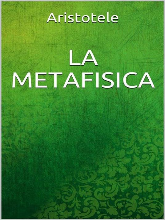 Metafisica - Aristotele - ebook