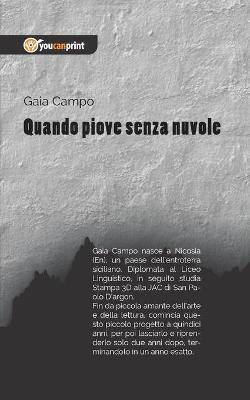 Quando piove senza nuvole - Gaia Campo - copertina