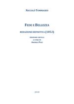Fede e bellezza. Redazione definitiva (1852). Ediz. critica