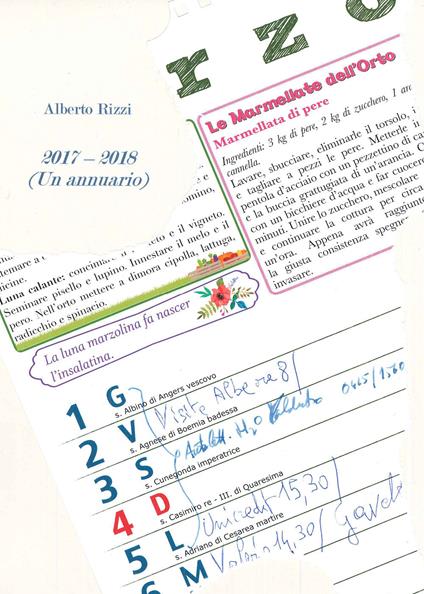2017-2018 (Un annuario) - Alberto Rizzi - copertina