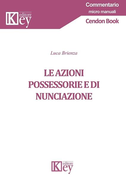 Le azioni possessorie e di nunciazione - Luca Brienza - ebook