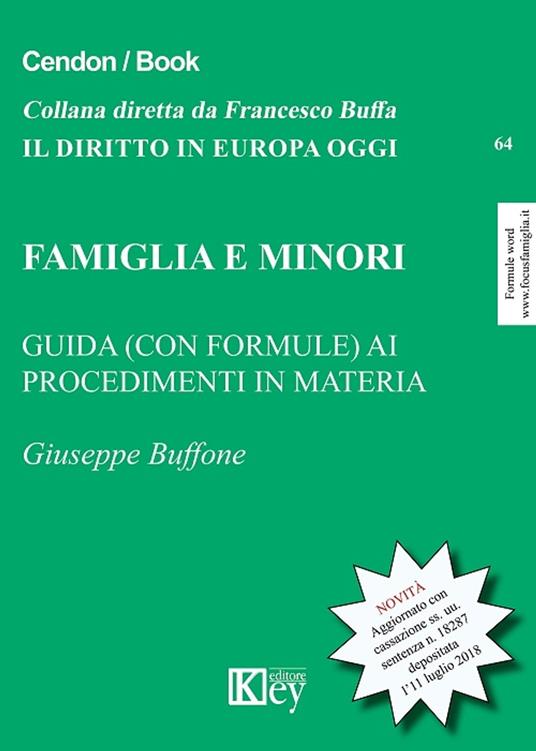 Famiglia e minori - Giuseppe Buffone - ebook