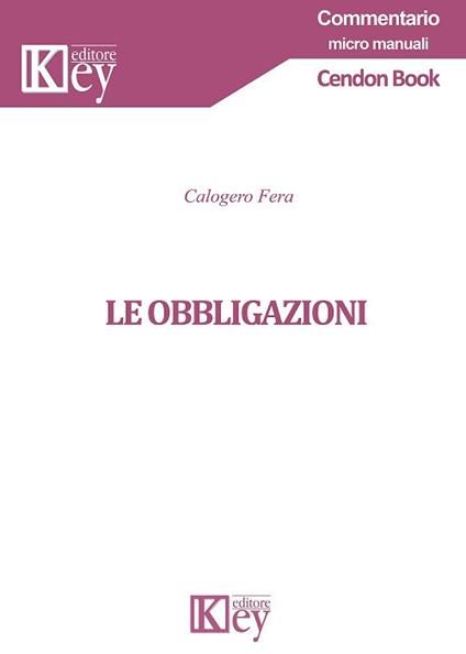 Le obbligazioni - Calogero Fera - copertina