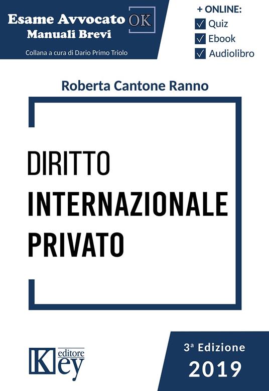 Diritto internazionale privato - Roberta Cantone Ranno - copertina