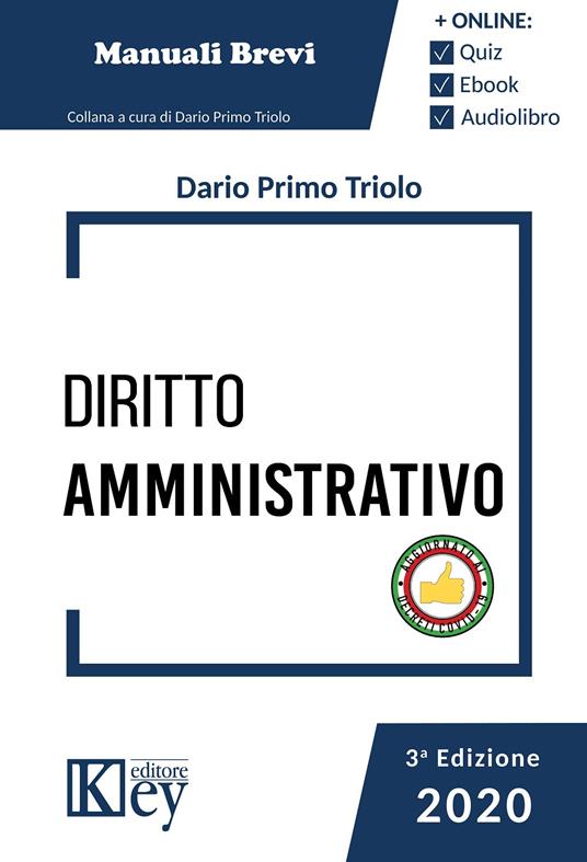 Diritto amministrativo - Dario Primo Triolo - copertina