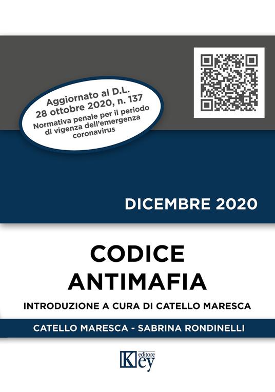 Codice antimafia - Catello Maresca,Sabrina Rondinelli - copertina
