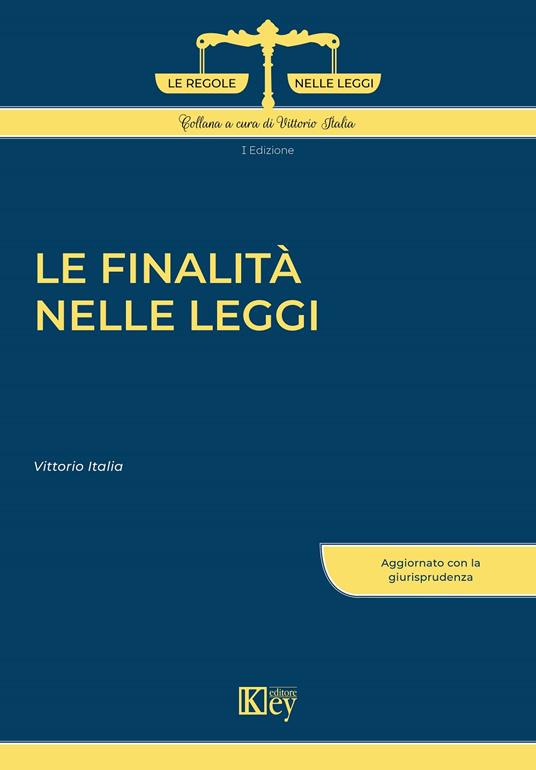 Le finalità nelle leggi - Vittorio Italia - copertina