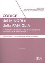 Codice dei minori e della famiglia. Le persone minorenni nella legislazione nazionale e internazionale