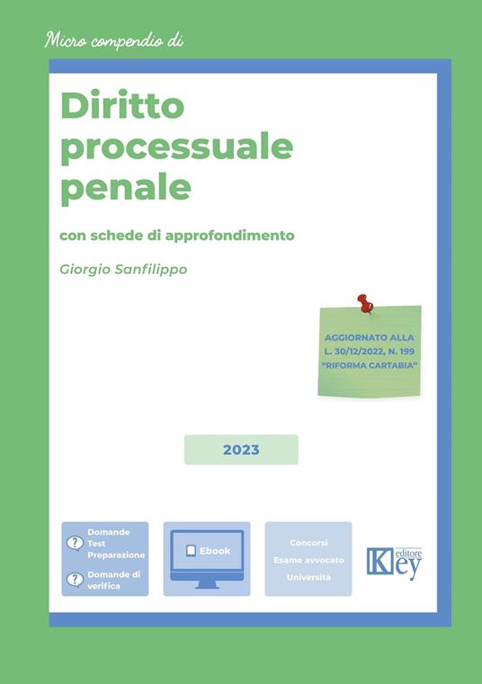 Diritto processuale penale - Giorgio Ariele Sanfilippo - ebook