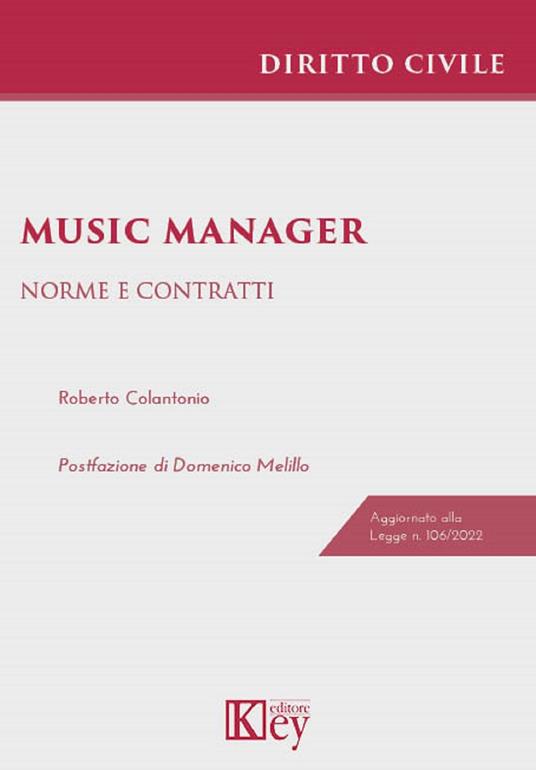 Music manager - Roberto Colantonio - copertina