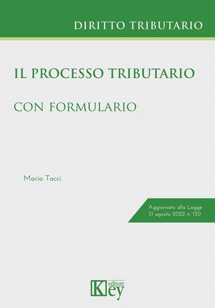 Il processo tributario - Mario Tocci - copertina