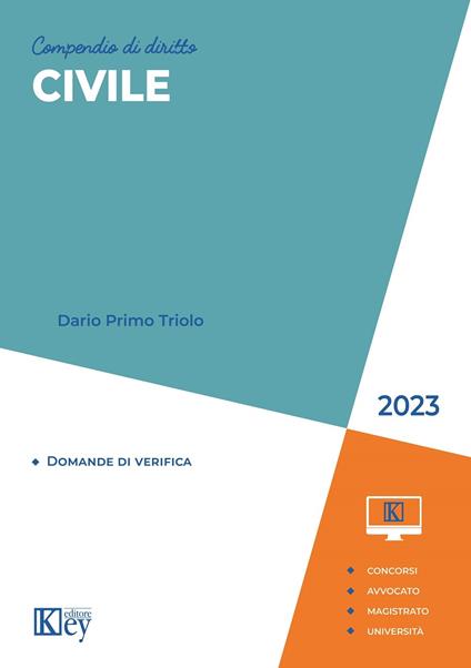 Compendio di diritto civile 2023 - copertina