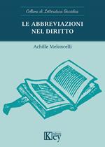 Le abbreviazioni nel diritto