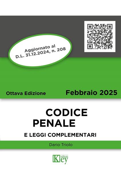 Codice penale e leggi complementari 2025 - Dario Primo Triolo - ebook