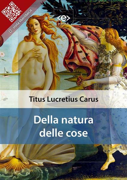 Della natura delle cose - Tito Lucrezio Caro - ebook