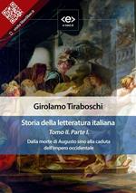 Storia della letteratura italiana. Vol. 2/1: Storia della letteratura italiana