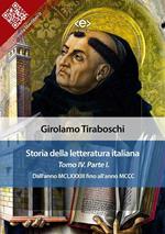 Storia della letteratura italiana. Vol. 4/1: Storia della letteratura italiana