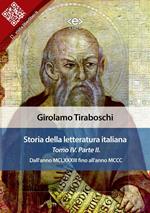 Storia della letteratura italiana. Vol. 4/2: Storia della letteratura italiana