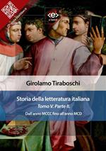 Storia della letteratura italiana. Vol. 5/2: Storia della letteratura italiana