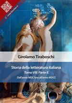 Storia della letteratura italiana. Vol. 8/2: Storia della letteratura italiana