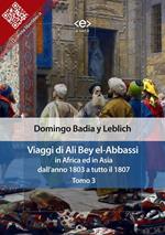 Viaggi di Ali Bey el-Abbassi in Africa ed in Asia. Vol. 3: Viaggi di Ali Bey el-Abbassi in Africa ed in Asia