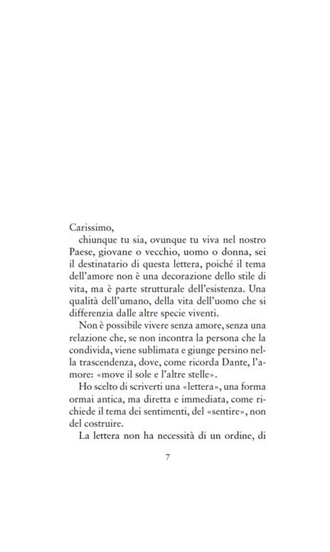 Lettera sull'amore (a tutte le età) - Vittorino Andreoli - 2