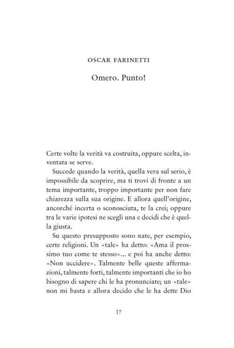 Omero non deve morire - Oscar Farinetti,Piercarlo Grimaldi - 2