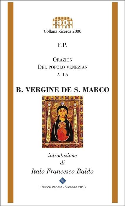 Orazion del popolo venezian a la B. Vergine de San Marco - F.P. Republican - ebook