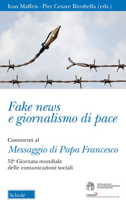 Fake news e giornalismo di pace. Commenti al Messaggio di papa Francesco. 52ª giornata mondiale delle comunicazioni sociali - copertina