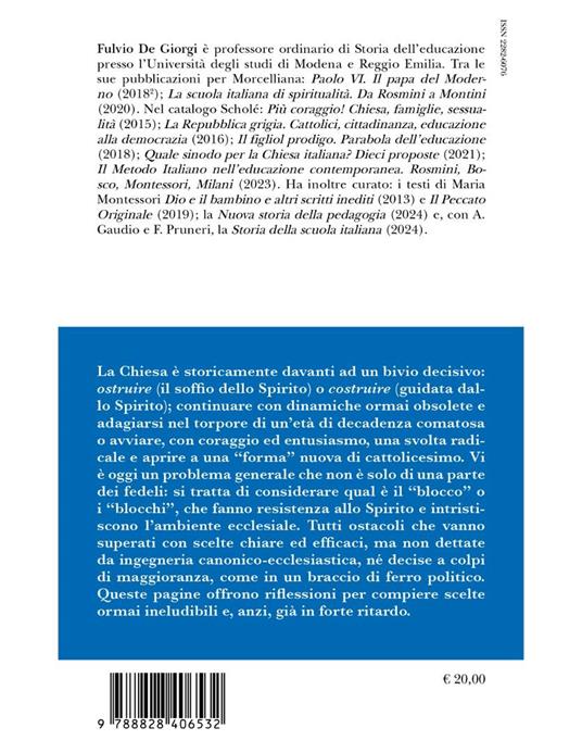 Riformare la Chiesa - Fulvio De Giorgi - 2