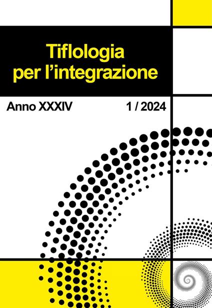 Tiflologia per l'integrazione (2024). Vol. 1 - copertina