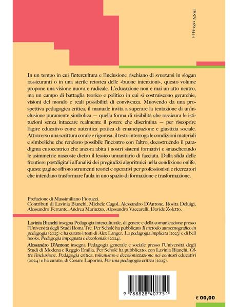 Pedagogia interculturale e inclusione sociale - 2