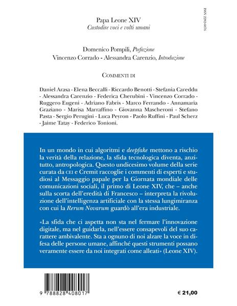 Custodire voci e volti umani. Commenti al Messaggio di papa Leone XIV per la 60ª Giornata mondiale delle comunicazioni sociali - 2