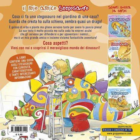 Il mio amico stegosauro. Il dinosauro più simpatico. Ediz. a colori - Anna Obiols,Subi - 2