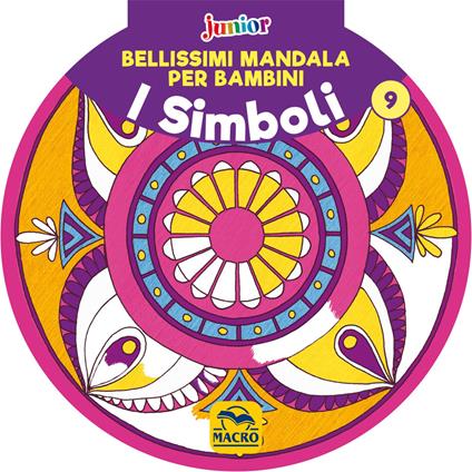 Bellissimi mandala per bambini. Vol. 9: I simboli - copertina