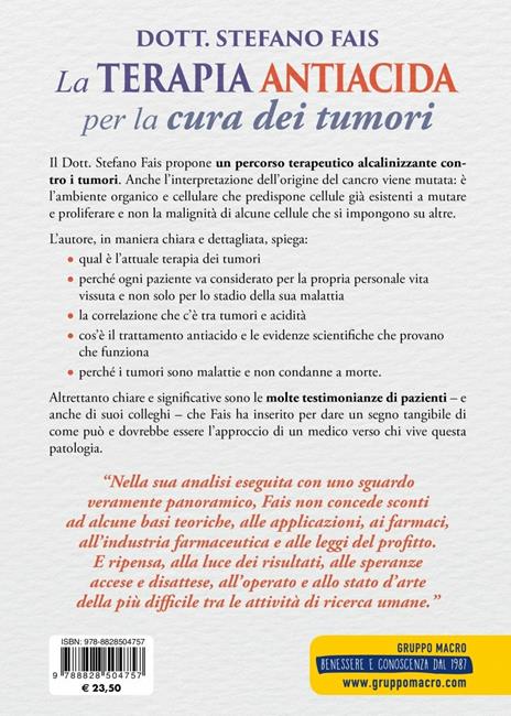 La terapia antiacida per la cura dei tumori - Stefano Fais - 2