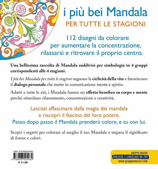 I più bei mandala per tutte le stagioni. Concentrazione, equilibrio e serenità - 2