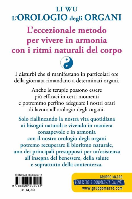 L'orologio degli organi. Vivi al ritmo della medicina tradizionale cinese - Li Wu - 2